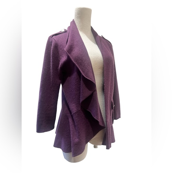 Oonagh By Nanette Lepore cashmere cardigan sweater - Picture 3 of 6